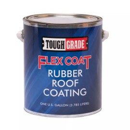 NA ToughGrade RV Roof Repair Kit | 1 Gallon Flex Coat + 4 Tubes Self Leveling Lap