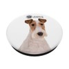 AKC Wire Fox Terrier Photo PopSocket