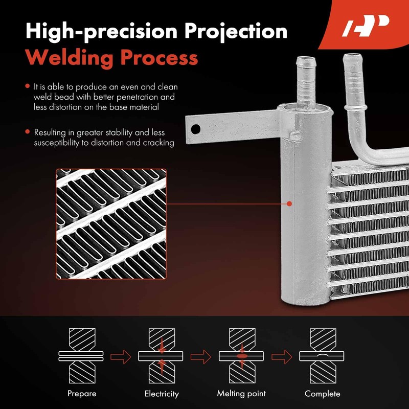 A-Premium Transmission Oil Cooler Compatible with Ford Mustang 2015-2022, 2.3L