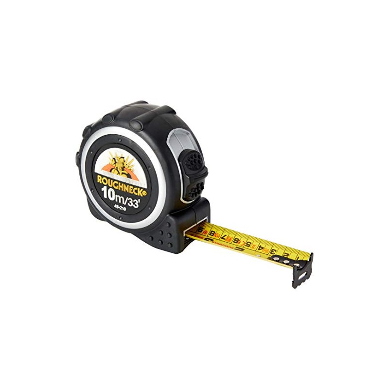 Roughneck ROU43210 Pro Tape,Black,10m/33'