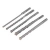 5PCS Masonry Drill Bit Set 40cr Cemented Carbide 160mm Drill