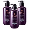 Ryo Jayangyunmo 9EX Hair Loss Symptoms Professional Care Shampoo for Sensitive Scalp, 400ml, 3 Pieces / 려 자양윤모 9EX 탈모증상전문케어 민감성두피용 샴푸, 400ml, 3개