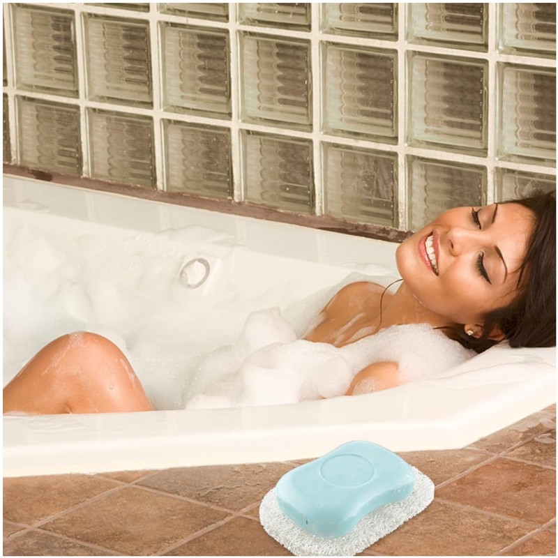 ZHjuju Soap Saver, Pack of 4 Soap Mat, Soap Dish