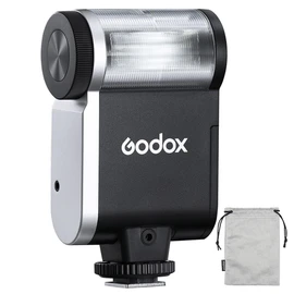 Godox iA32 Mini Flash Speedlight, GN15, S1/S2 Dimmable, 8 Power Levels, 6200K±200K Color Temperature, Compatible with Canon/Sony/Nikon/Fuji/Olympus