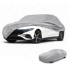 Partuto Waterproof All-Weather Universal Car Cover with Right Side Zipper