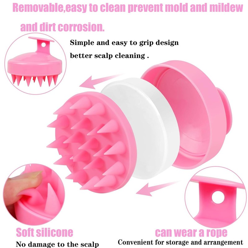 lylqmy Hair Dye Brush Bottle Hair Root Comb Applicator Bottles