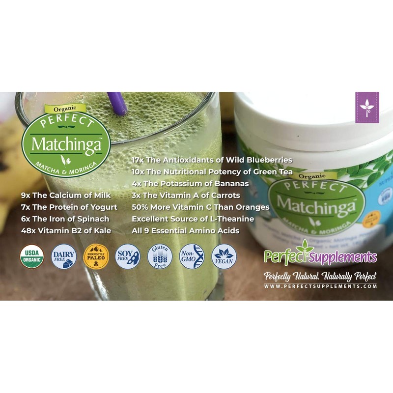 Perfect Supplements – Perfect Matchinga Powder – 180 Grams –