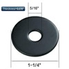5/16 x 1-1/4 Inch 18-8(304) Stainless Steel Fender Washers, Black