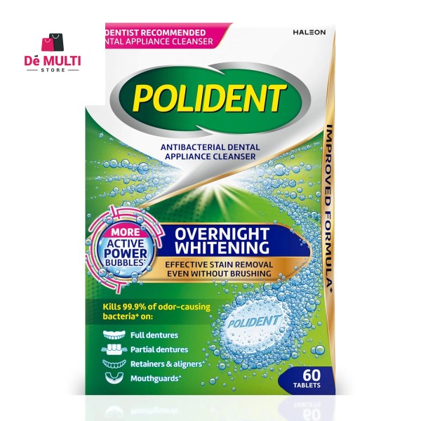 Does not apply Overnight Whitening Antibacterial Dental Appliance Cleanser Tablets,