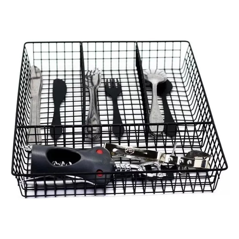Extreme Beauty Organizador Cubiertos Para Cajón Elegante Acero