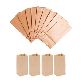 1lb Brown Bags- Pack of 100 (3.5"W x 6.5"H x 2.3"L)