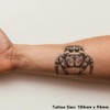 'Hairy Jumping Spider' Temporary Tattoo - Water Resistant, Skin-Safe, Non-Toxic
