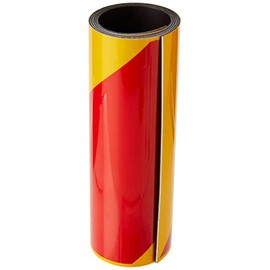 Caledonia Signs 56336 Vehicle Hazard Panel, Reflective Magnetic, 700 mm X 140 mm