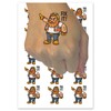 Fix It Grumpy Construction Worker Builder Foreman Temporary Tattoo Water