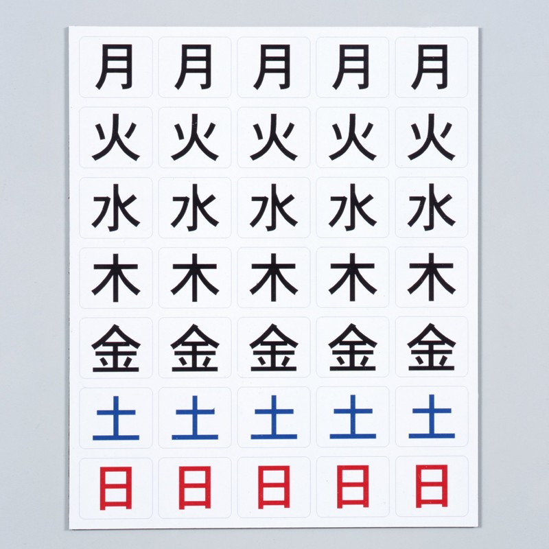 Mag-X Magnetic Week Sheet