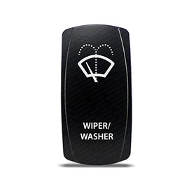CH4X4 Marine Rocker Switch Wiper/Washer Symbol