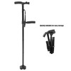 Folding Walking Cane with LED Light Anti Slip Bottom 360