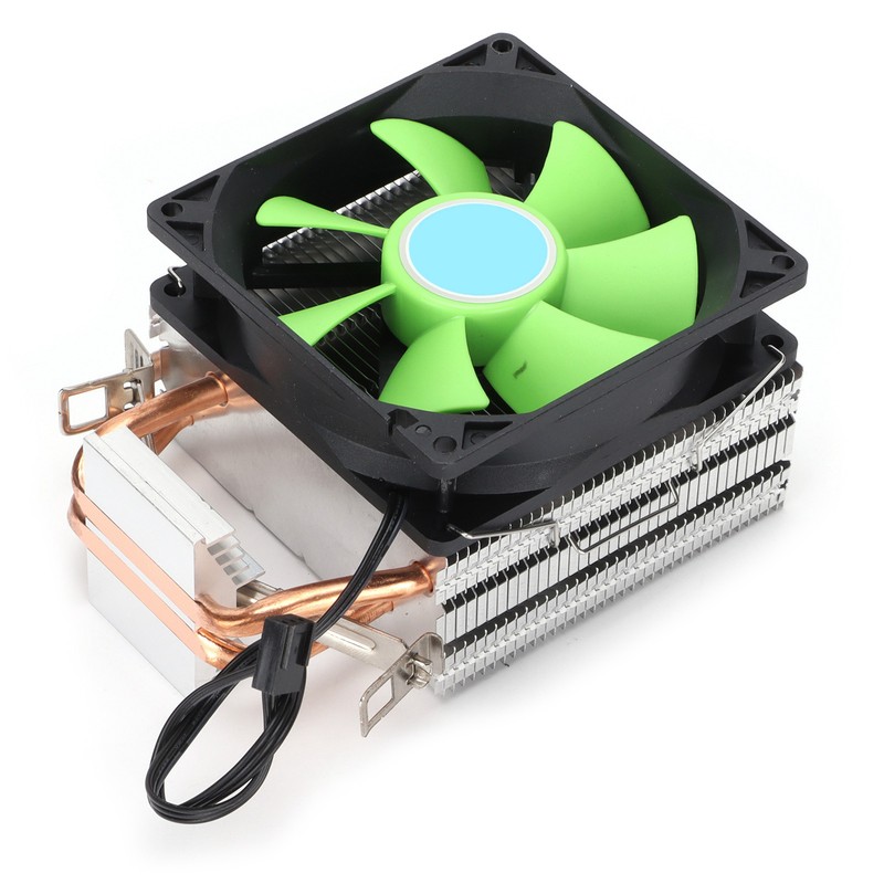 CPU Cooling Fan Pure Copper Double Heat Pipe Mute Universal