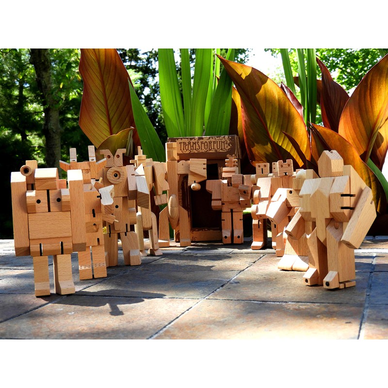 Bamloff WooBot - Wooden Robot Transforms into a Submarine