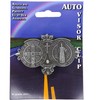 D-Trading Pewter Protect Us on Our Journey Auto Visor Clip