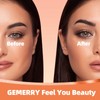 GEMERRY False Eyelashes 3D with Glue 10 Pairs Cat Eye