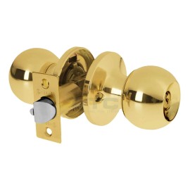 Hermex BALT-LB-RPB Tubular ball lock, chamber, bright, blister