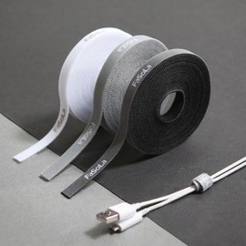 Office Computer Cable Management Velcro Tie Tape 5M Black