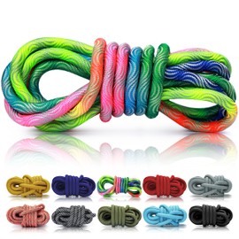 Ganzoo PPM Rope 5 Metres, Rope Dog Lead, Collar, Rigging, Polypropylene Multifilament Rope, 8 mm Thickness, Wave Rainbow