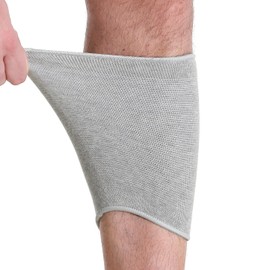 NeoTech Care Calf Compression Sleeve for Calves Support or Shin Splint (Gray Color, Size M, 1 Unit)