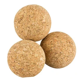 Gatuida 10Pcs Replacement Cork Balls for Foosball Table Soccer Game Solid Wood Balls for Standard Tabletop Soccer and Lightweight Fussball Accessories