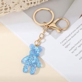 Anxiety Relief Items for Women, Stress Relief Gifts for Her,Pocket Bear Hug,Worry Bear Anxiety Relief Keychain Gift for Friend,Autism Fidget Mental Health Positivity Gifts for Daughter (L-Keychain)