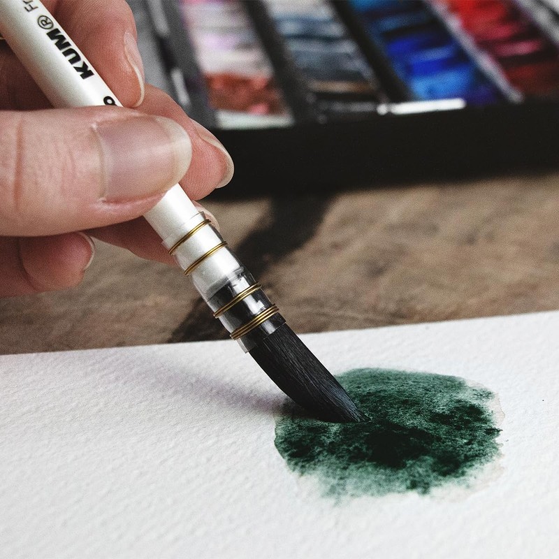 KUM 5146716 Artist Brush Set 4 Pieces Schlemmer Art Botanical