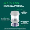 Scotch-Brite Odor Resist Soap Dispensing Palm Brush, Reusable Scrub Brushes