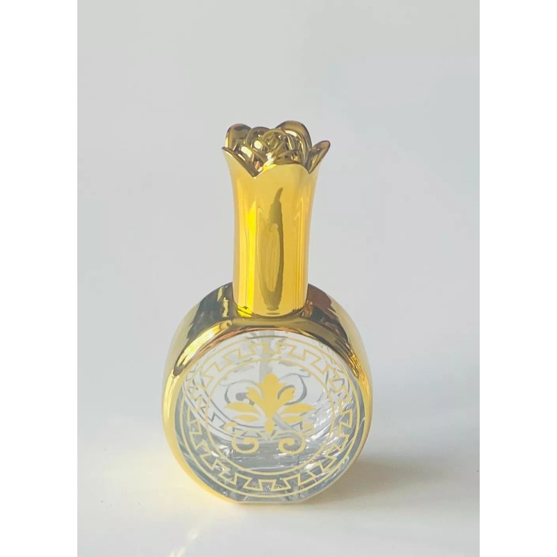 KML Perfumes Glass Golden Spray Bottle 20ml Empty Refillable Perfume