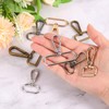 sourcing map 12 Pcs Swivel Clasp Hooks, 0.67 Inch D