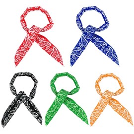 YNYCIPZ Golfhandtücher,Sommerkühlendes Eishandtuch, kühles Handtuch, kalter Schal, bedrucktes Handtuch, kühlendes Outdoor-Handtuch, Sporthandtuch (5 Stück)