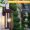 Bronze Large Porch Lights Outdoor, 18" Exterior Wall Fixture with