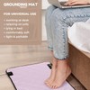 Premium Grounding Mat for Feet, Soft Cotton & Silver Fiber,