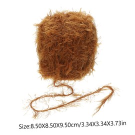 OHPHCALL 1 Roll Suppleness Crochet Yarn Long Staple Knitting for DIY Projects Comfortable Breathable Material for Sweaters Hats and More Camel Color Easy to Use