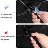 GAOYAING Compact Travel Umbrella with Case UPF 50+ Lightweight Mini