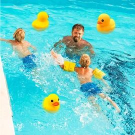 7.2Inch No Hole Yellow Rubber Ducks Large Bath Duck Toys for Toddlers Boys Girls,Mold Free Yellow Ducky in Bulk Huge Ducks Baby Shower Duck Decorations Party Favors