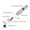 Manual Coffee Grinder Stainless Steel Conical Burr Bean with Hand