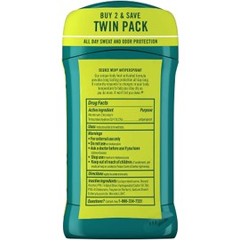 Degree Men Antiperspirant & Deodorant, Extreme Blast, Twin Pack, 2.7oz (Pack of 3)