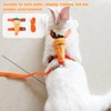 Bunny Harness and Leash for Rabbits,2 Pack Adjustable Bunny Harness,Cute