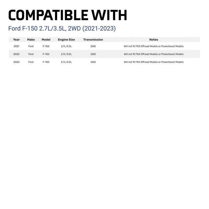 Anti-Theft Cat Shield Compatible with 2021-2023 Ford F-150 2WD by