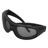 Safety Goggles Impact Resistant Iron Mesh Pattern UV400 for Military
