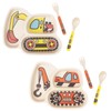 Kid Plate Set Toddler Plates Dinnerware Dinner Dish Set Baby