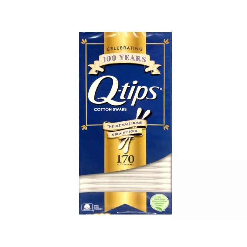 Q 팁 면봉 170 사이즈 Ct 2팩 [170 Count (Pack