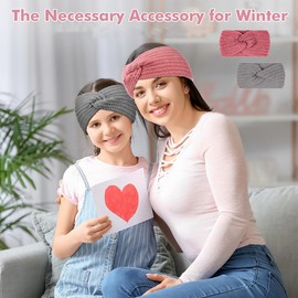 Winter Knitted Headband,3 Pieces Winter Headbands for Women's Hair Hairband Ear warmers Elastic Fall and Winter Versatile for Women Girls Headband