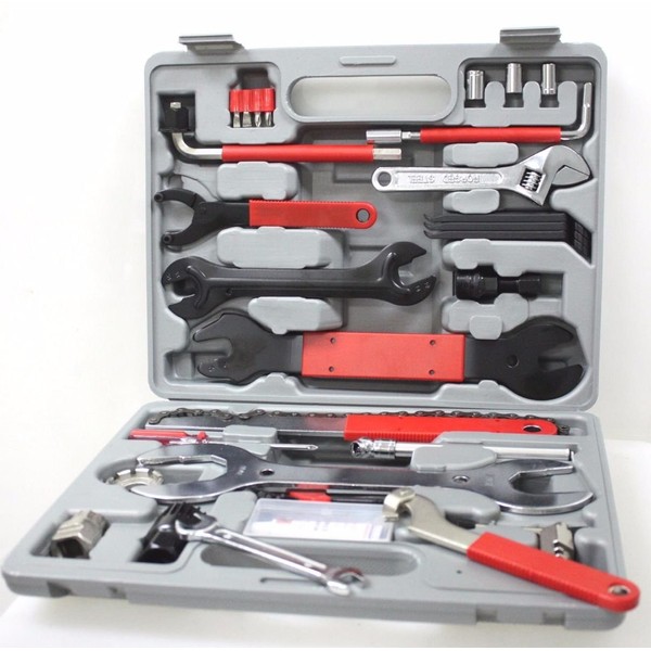 44PCS Multi-Function BMX Bike Bicycle Home Mechanic Tool Repair Kit